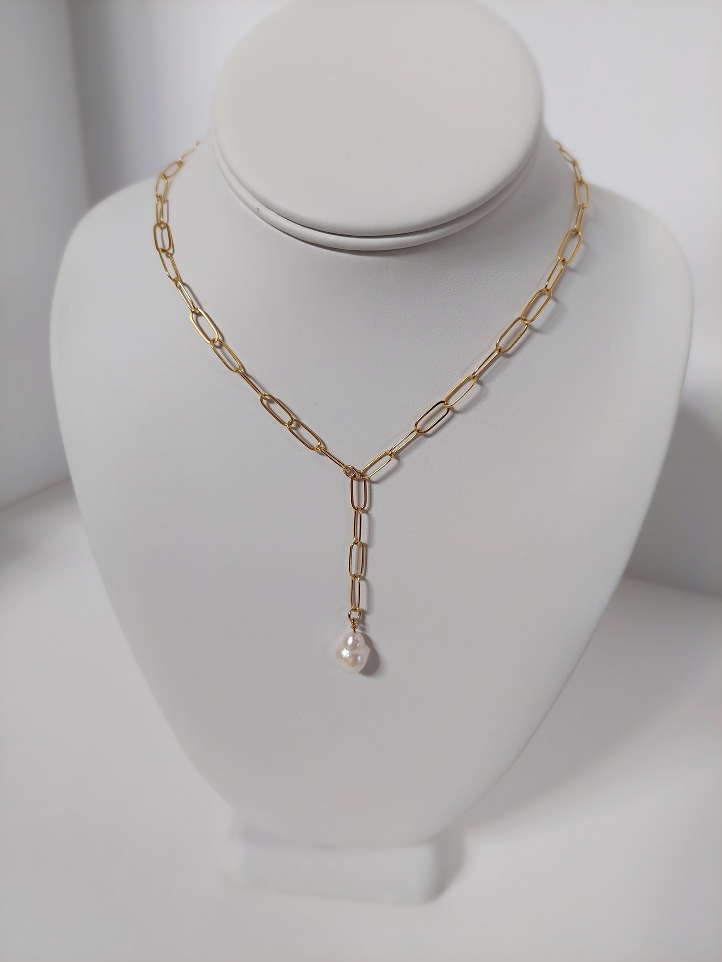 Pearl Lariat Y-Necklace