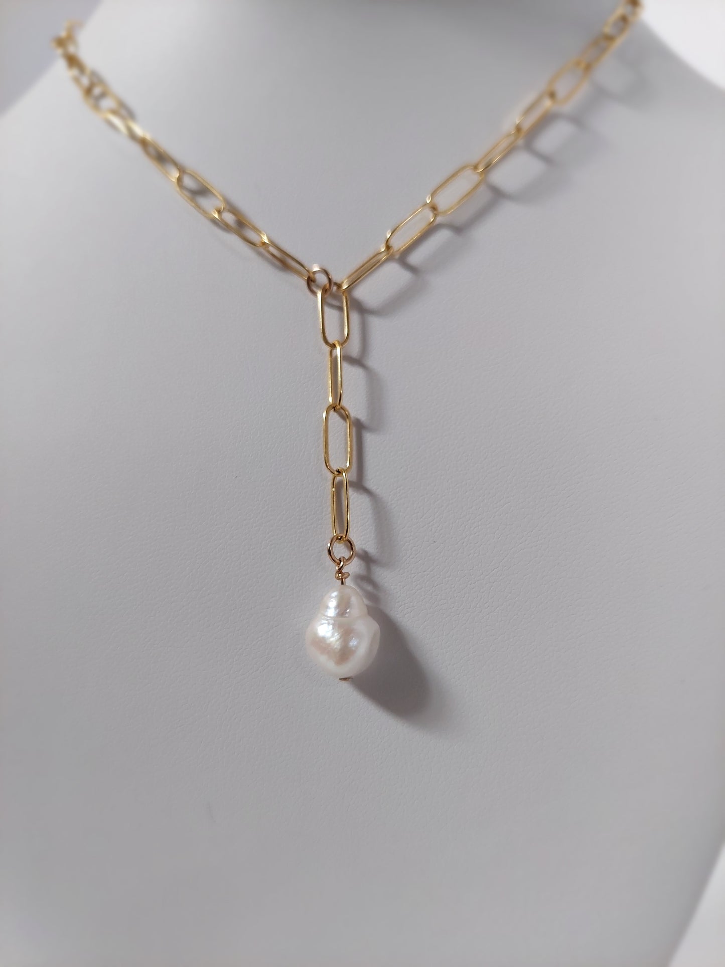 Pearl Lariat Y-Necklace