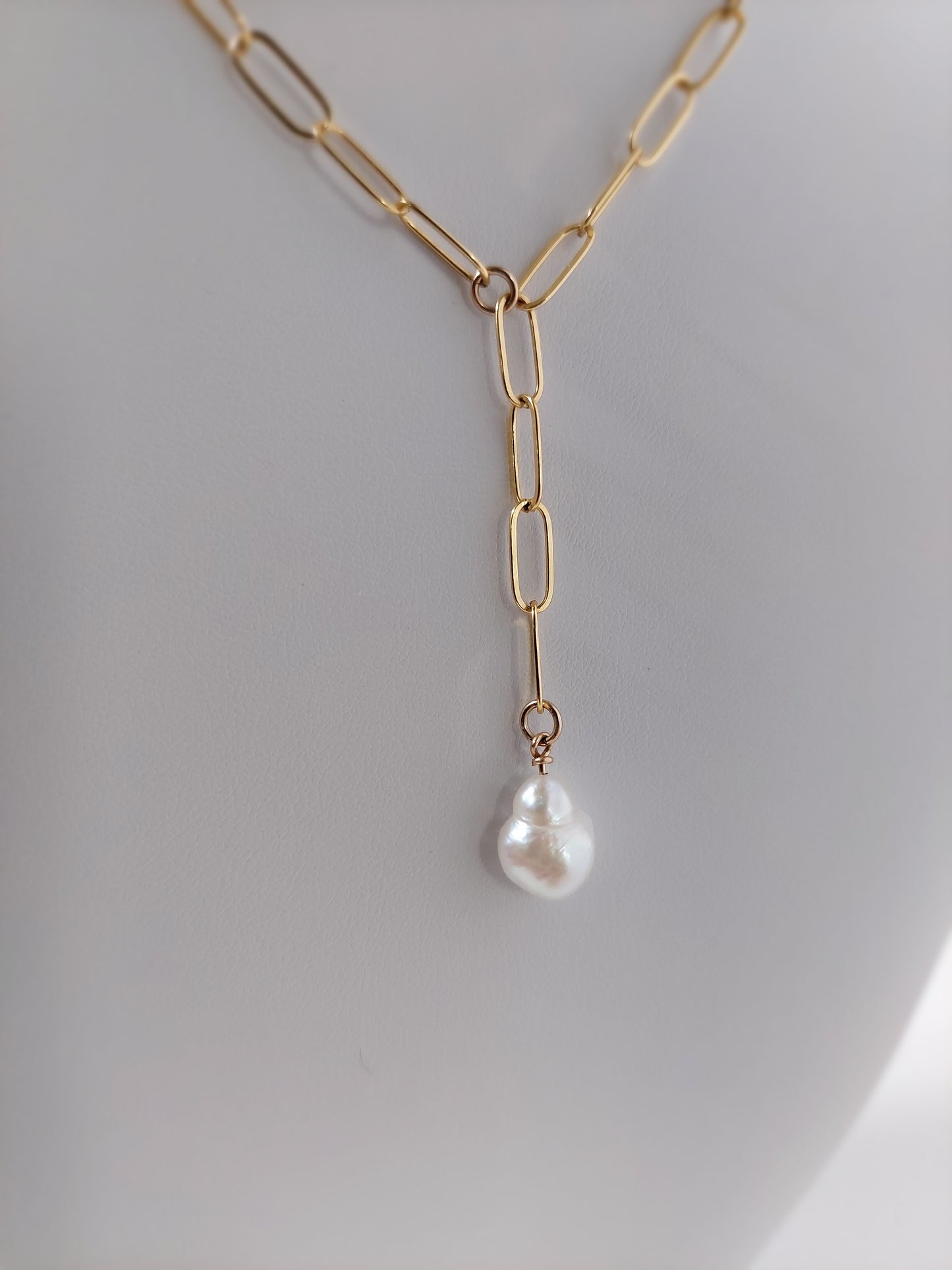 Pearl Lariat Y-Necklace